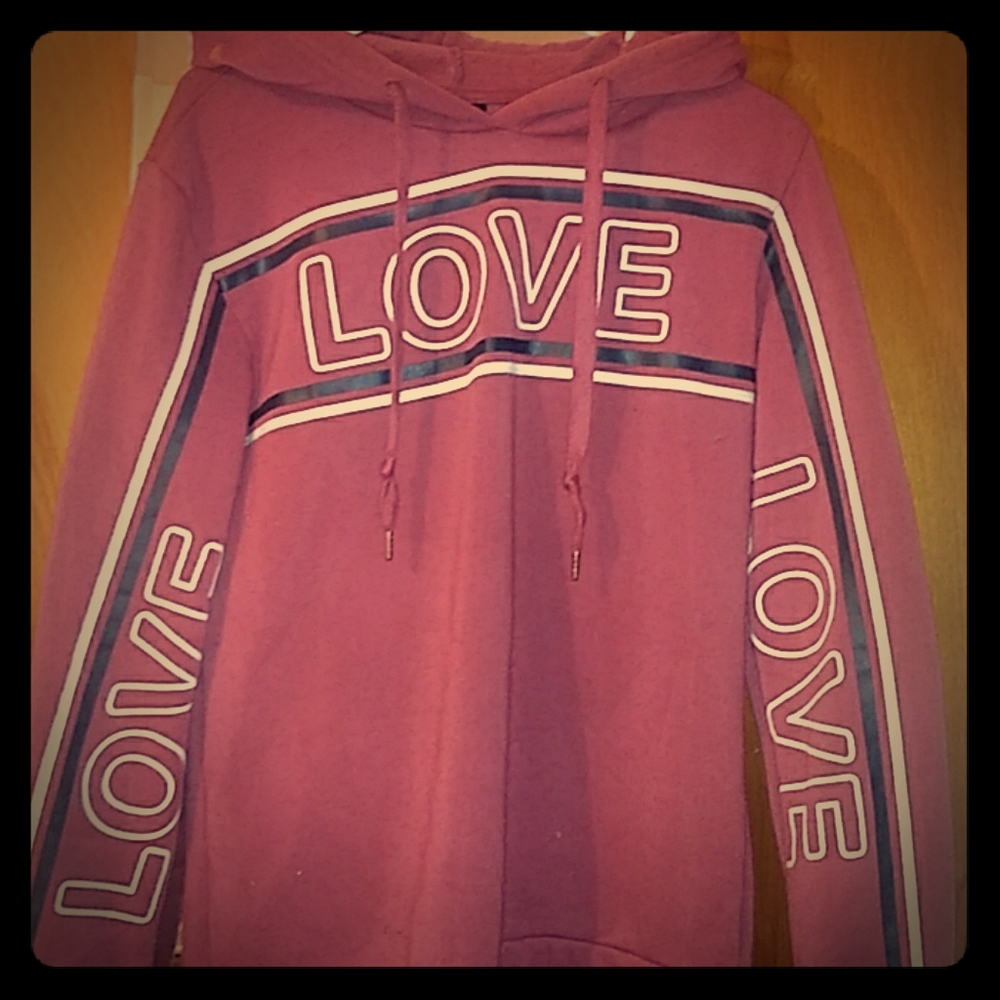 Rue 21 love hoodie